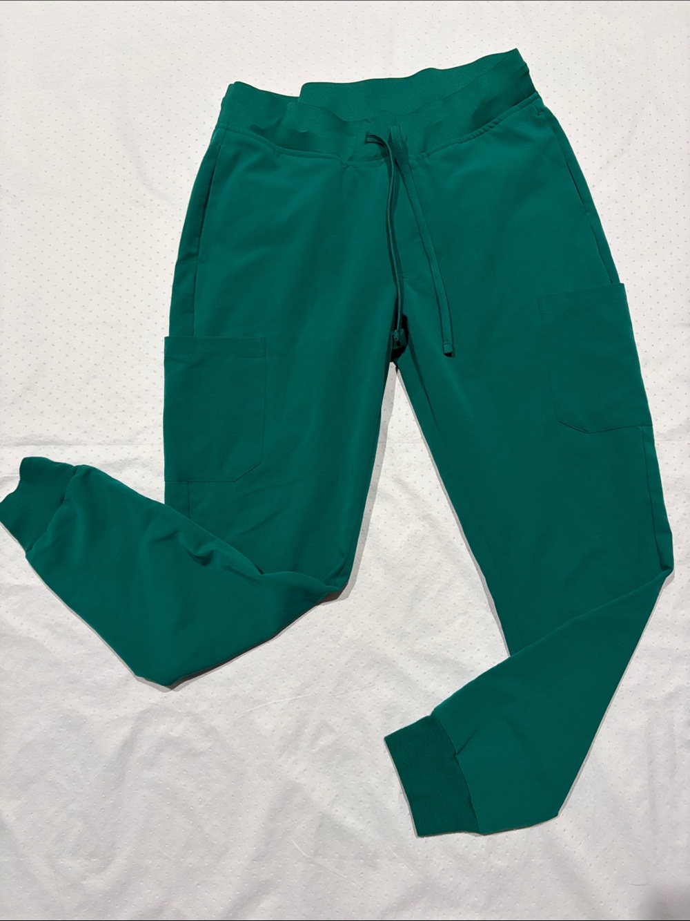 Mandala green scrub jogger pants